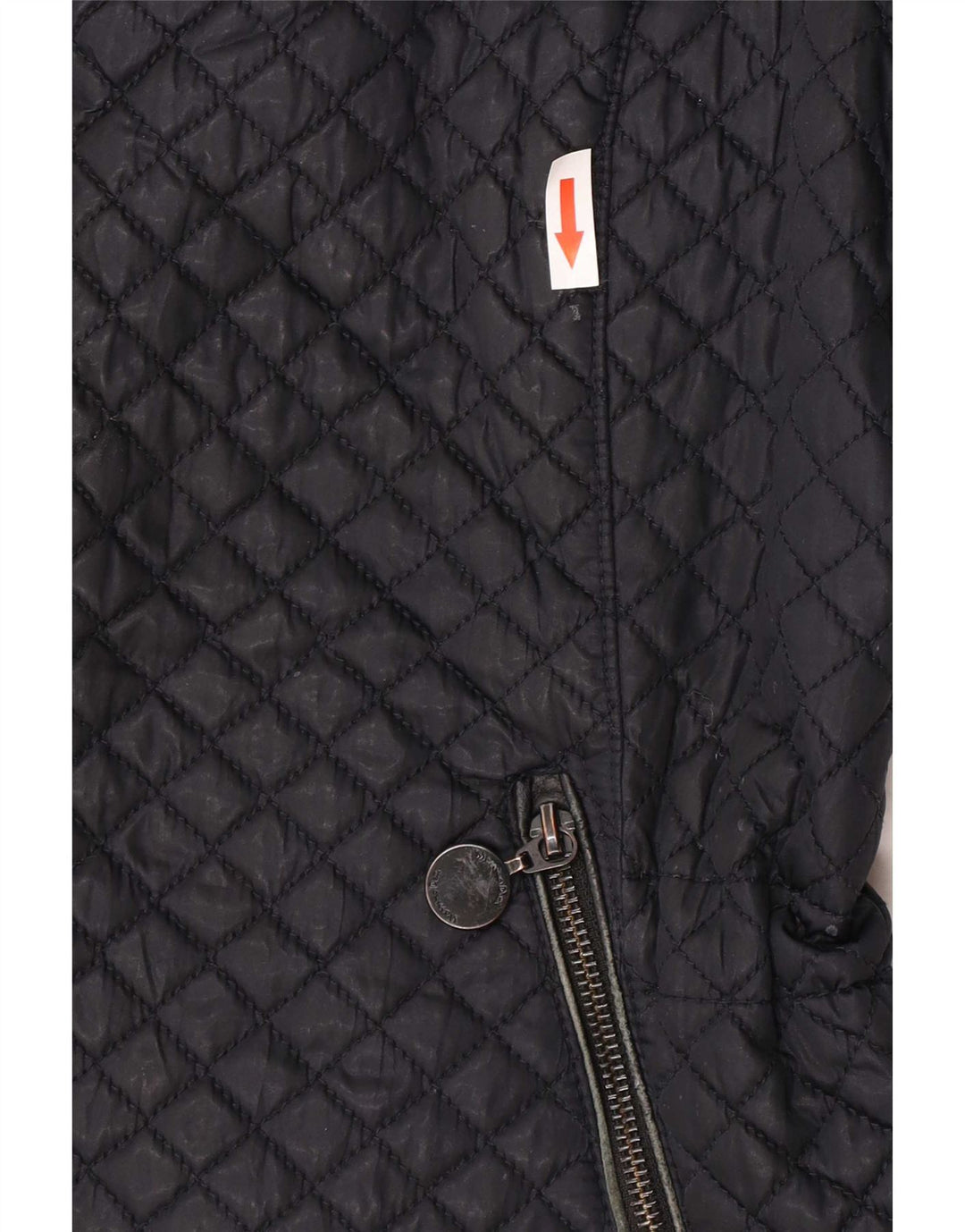 Massimo Dutti Gilet matelassé pour femme UK 18 XL Noir Polyester