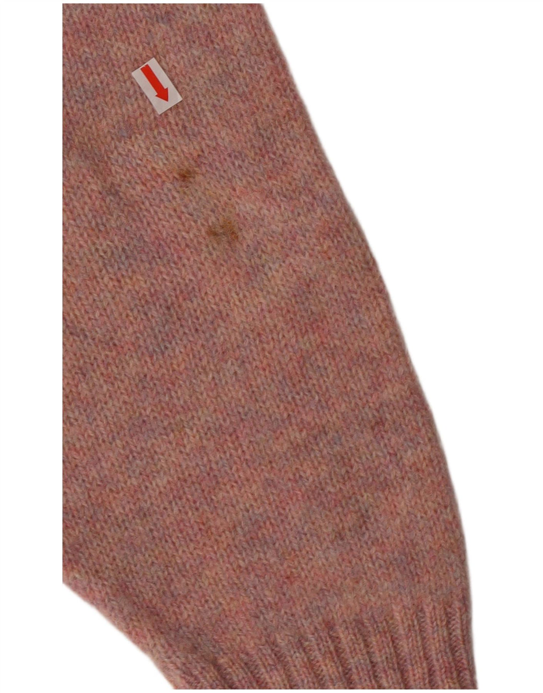 MC Kenzy Pull col rond homme en laine rose moyen