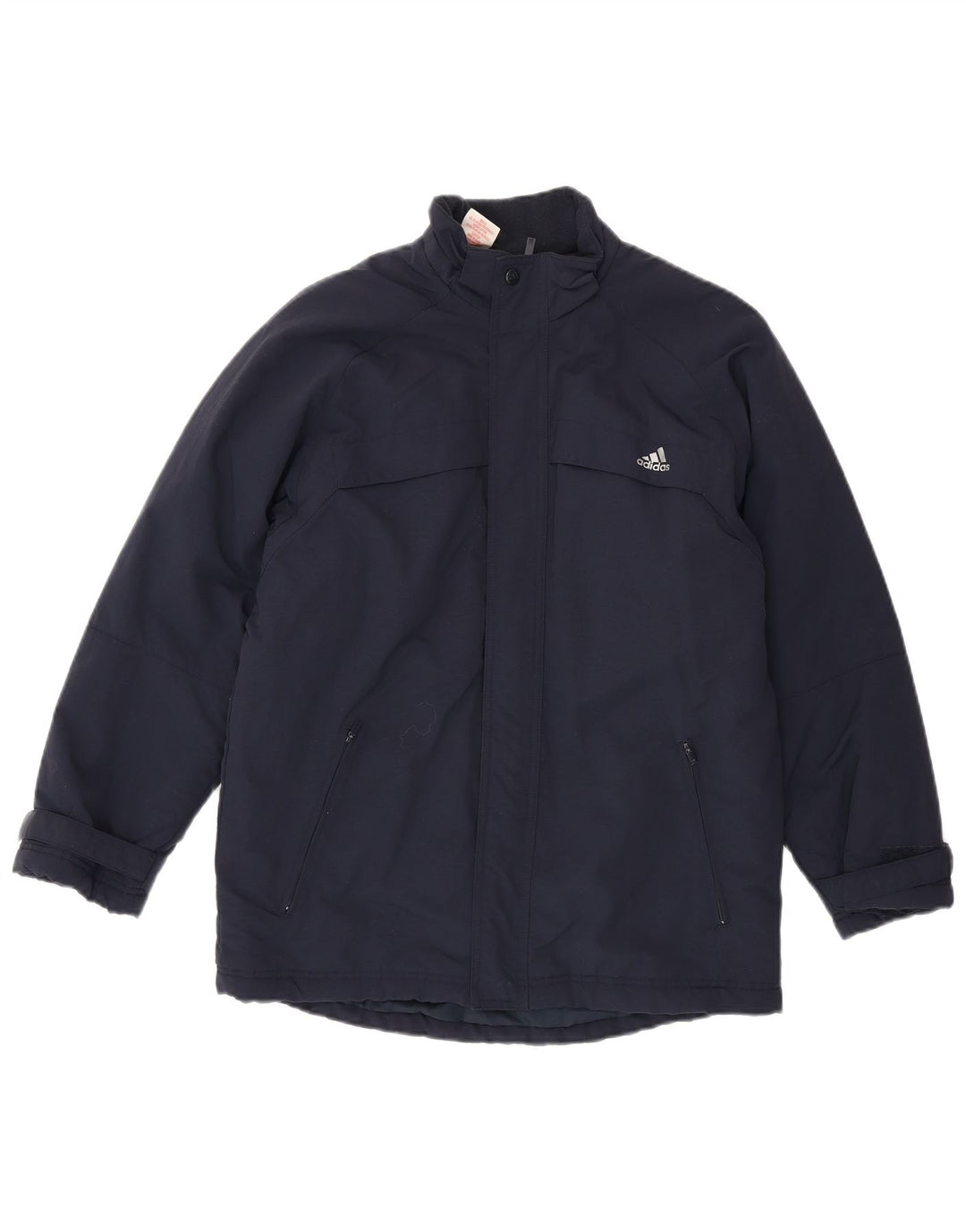 Veste Coupe-Vent Graphique Adidas Garçon 13-14 Ans Bleu Marine Polyamide
