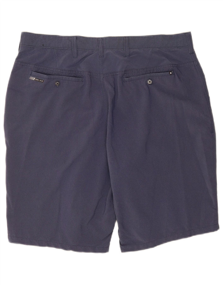 Hurley Short Chino Homme W36 Large Bleu Marine Nylon