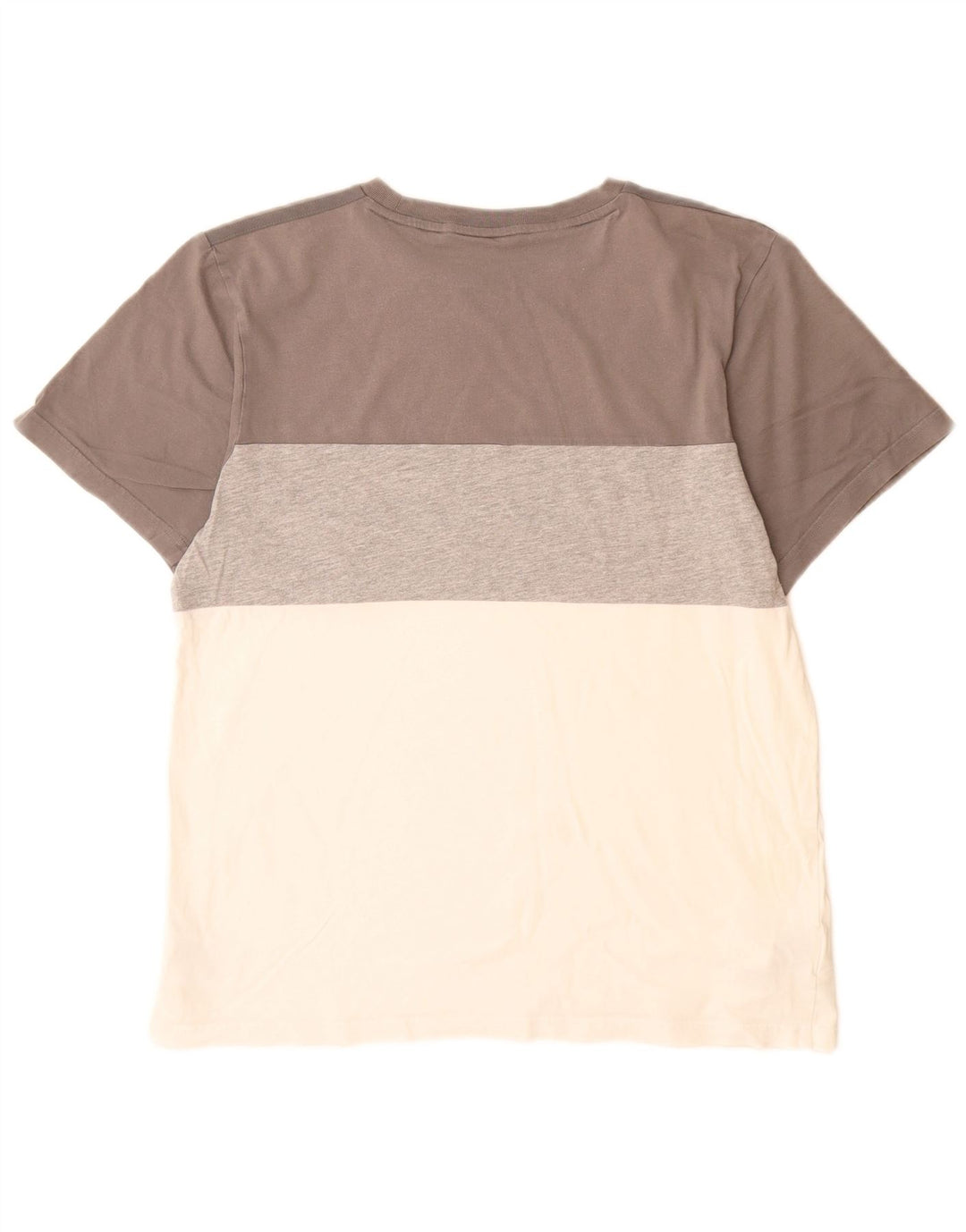 Adidas T-Shirt Top Garçon 15-16 ans Gris Colorblock Coton