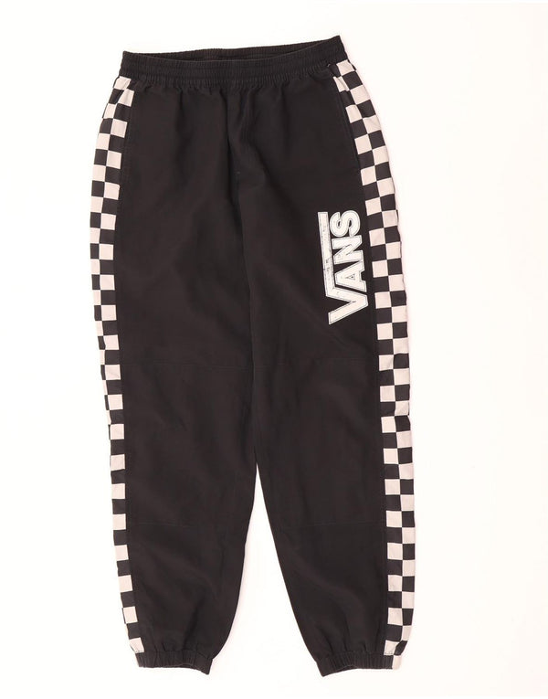 Vans Pantalon de survêtement graphique pour hommes, jogging, grand, noir, géométrique