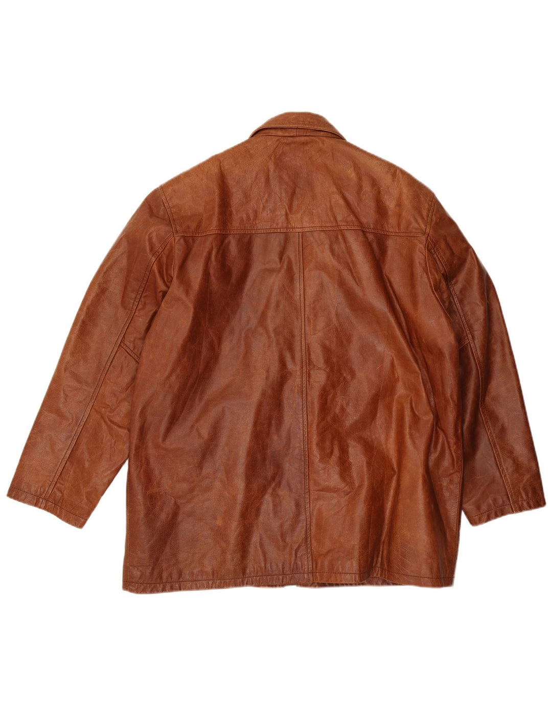 UNION RIVER Veste en cuir pour homme UK 42 XL Cuir marron