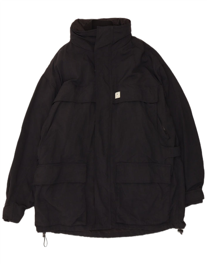 veste utilitaire vintage pour hommes IT 54 2XL Nylon noir