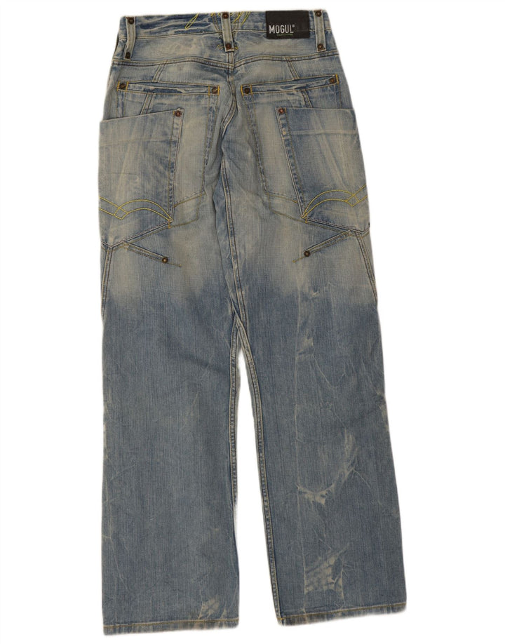 Mogul Jean Cargo Loose Homme W28 L33 Bleu Coton