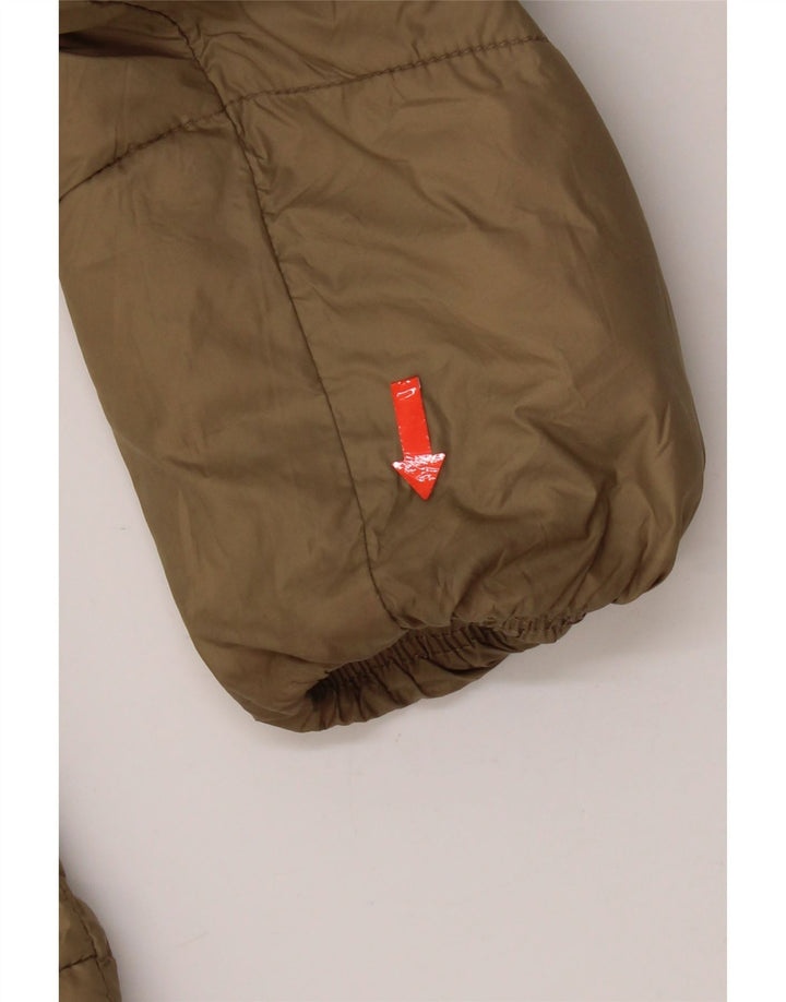Zara Veste matelassée à capuche pour homme UK 36 Small Beige