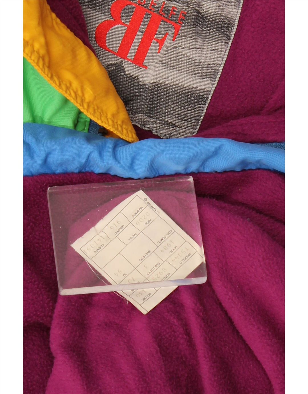 BELFE Veste de Ski Homme IT 54 2XL Bleu Colorblock Polyester