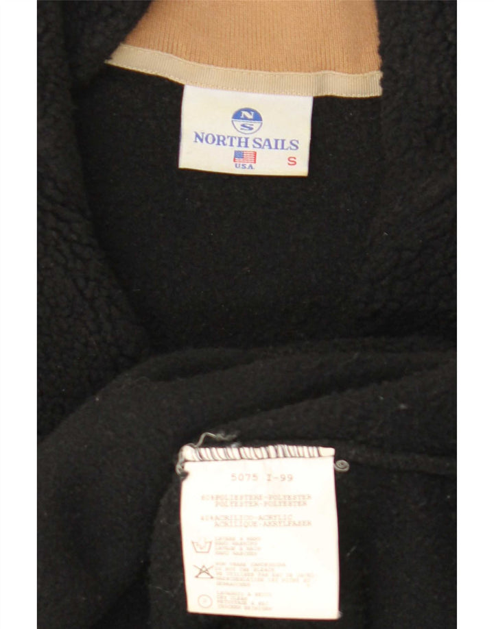 North Sails Pull polaire à col zippé pour homme Petit noir Polyester