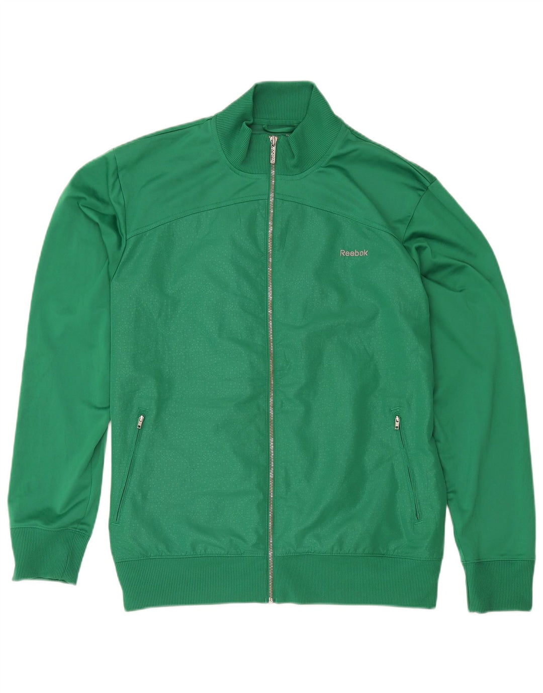 Reebok Veste de survêtement pour homme XL Vert Polyester