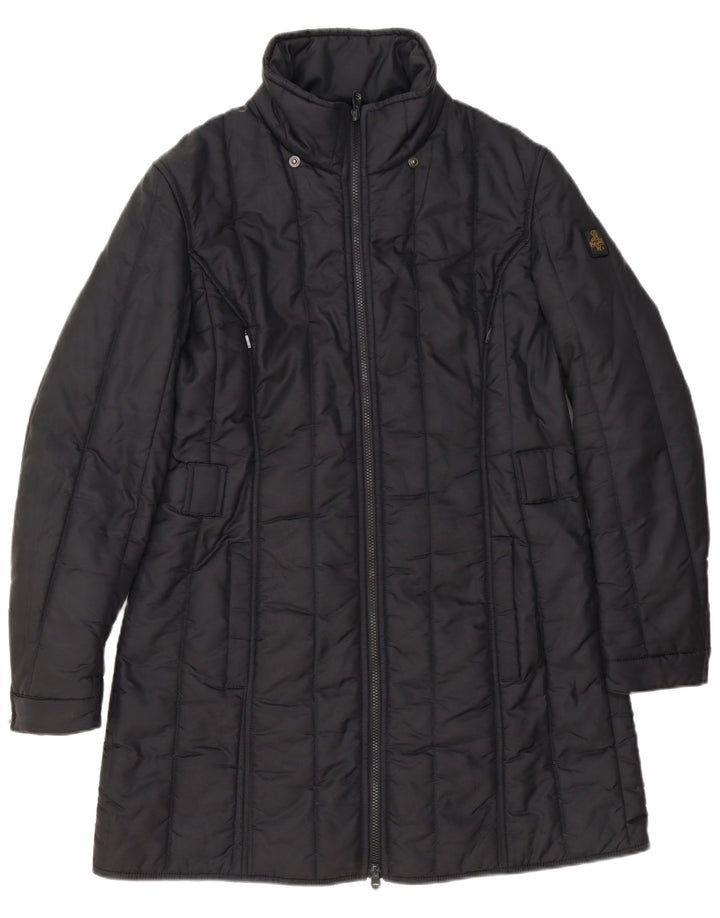Refrigiwear Manteau rembourré pour femme UK 16 Large Noir Polyester