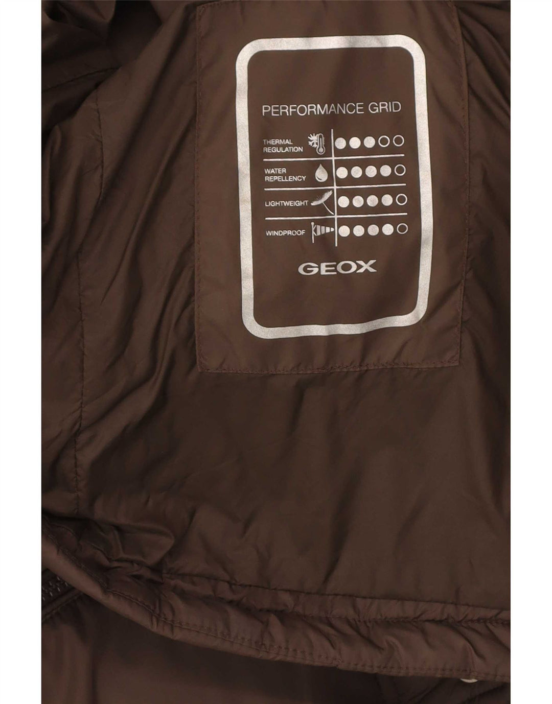 Geox Veste matelassée coupe régulière pour homme UK 38 Marron moyen