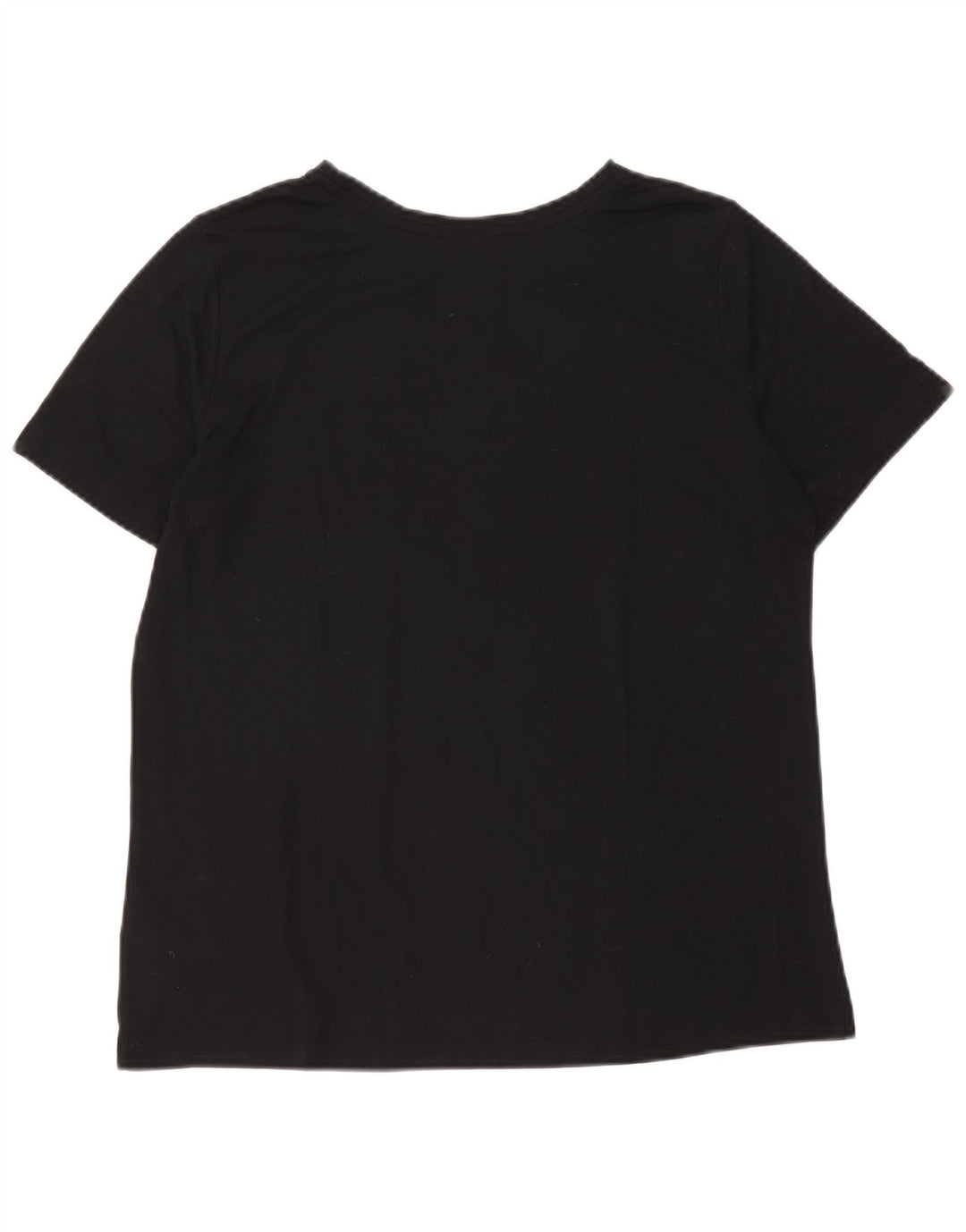 Nike T-shirt graphique pour femme UK 14 Noir moyen Polyester