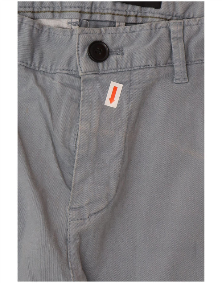 Zara Pantalon Chino Slim Homme EU 38 Small W30 L33 Gris