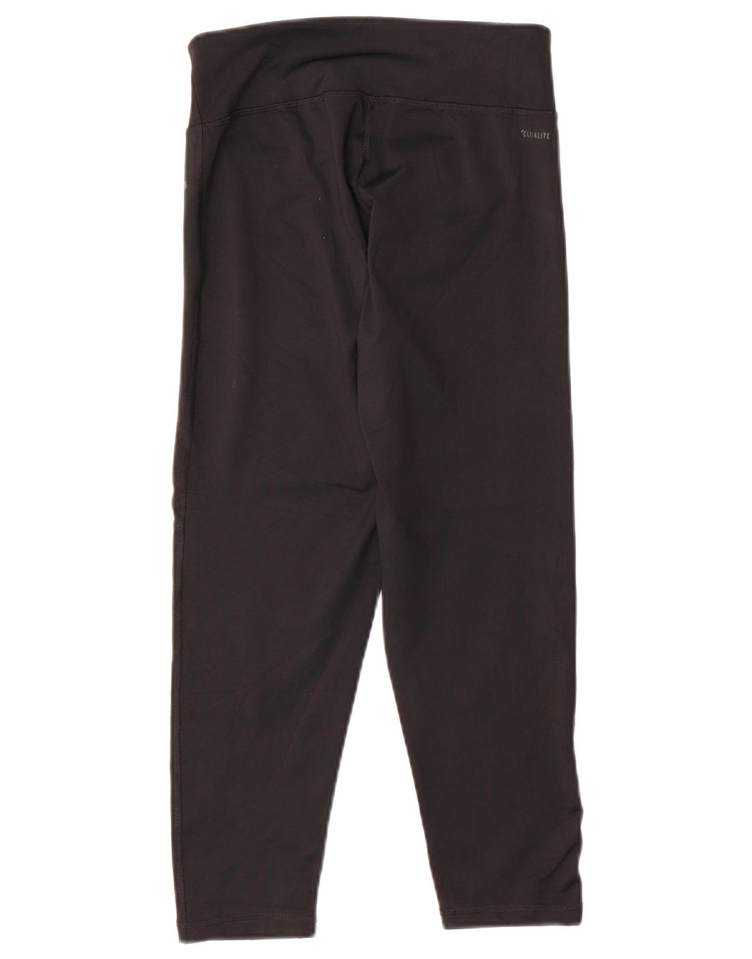 ADIDAS Femmes Climalite Graphic Capri Leggings UK 8/10 Petit Noir