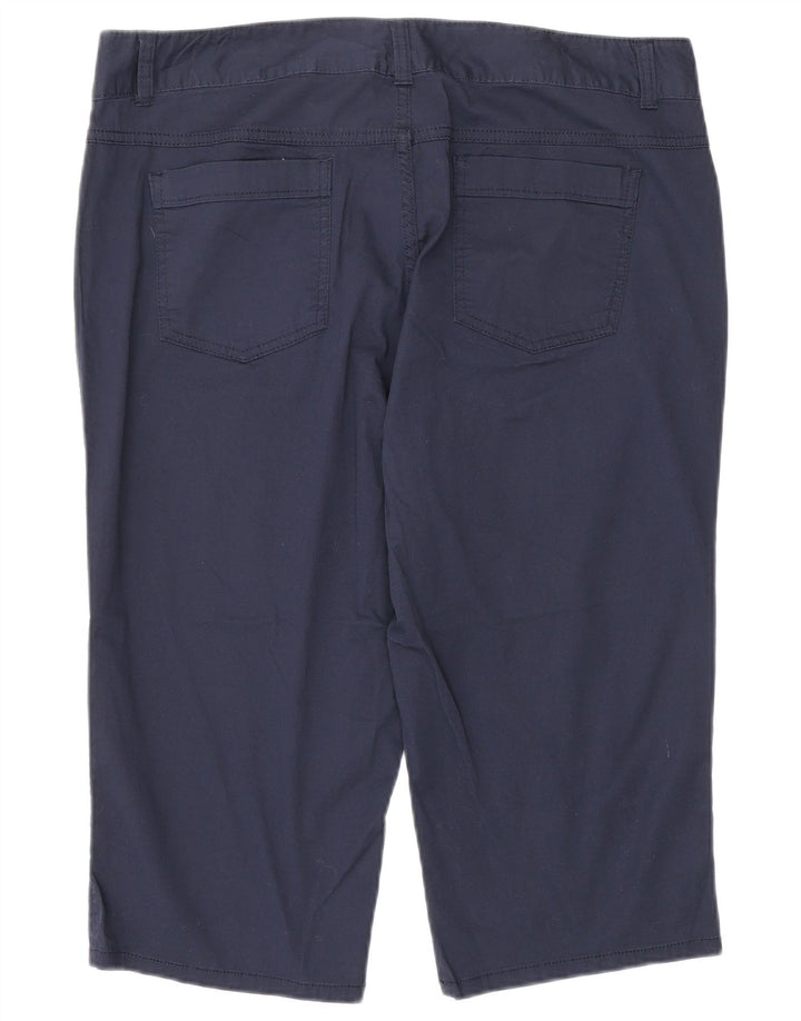 DOCKERS Bermuda Femme US 14 XL W34 Bleu Marine Coton