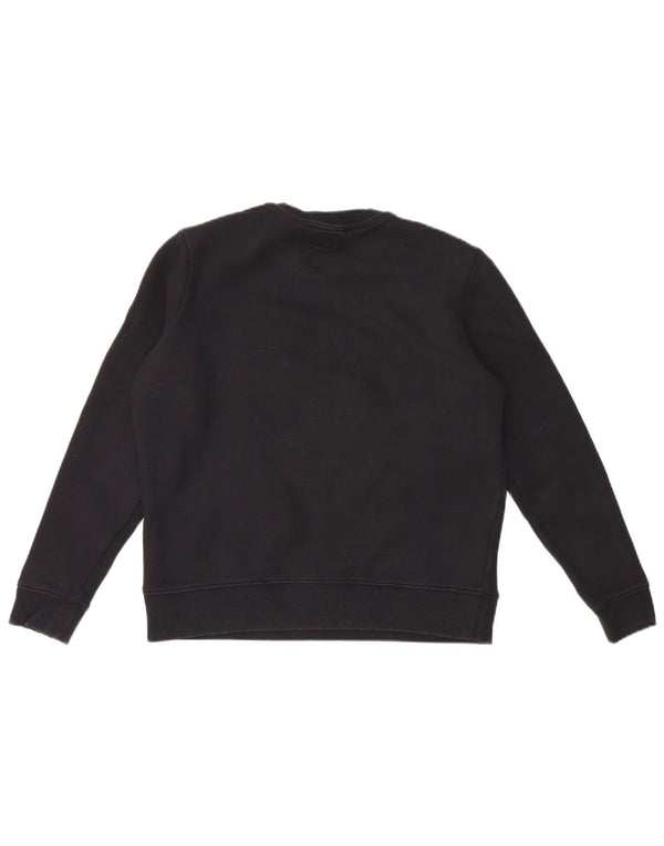 Superdry Sweat-shirt surdimensionné graphique pour femme UK 10 Small Noir
