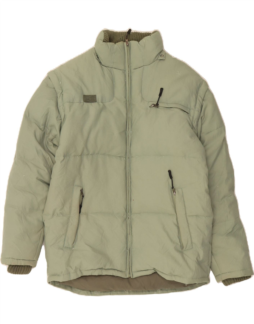 FILA Mens Padded Jacket UK 40 Large Green Polyamide Vintage Fila and Second-Hand Fila from Messina Hembry 