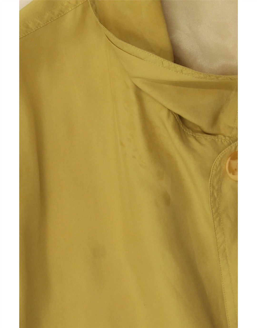 veste utilitaire vintage pour hommes UK 44 2XL Soie jaune