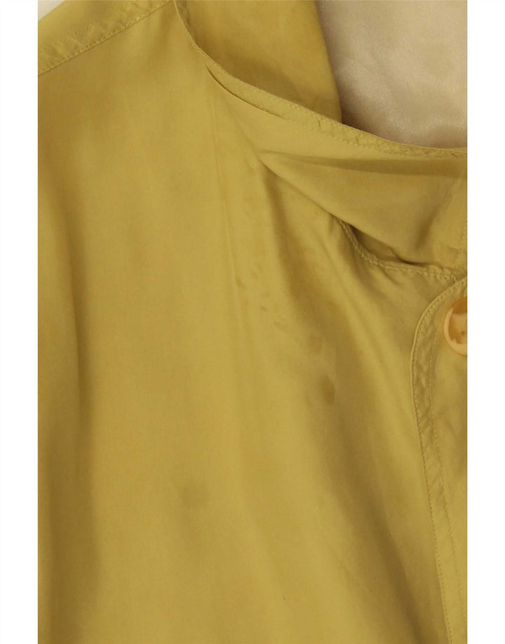 veste utilitaire vintage pour hommes UK 44 2XL Soie jaune