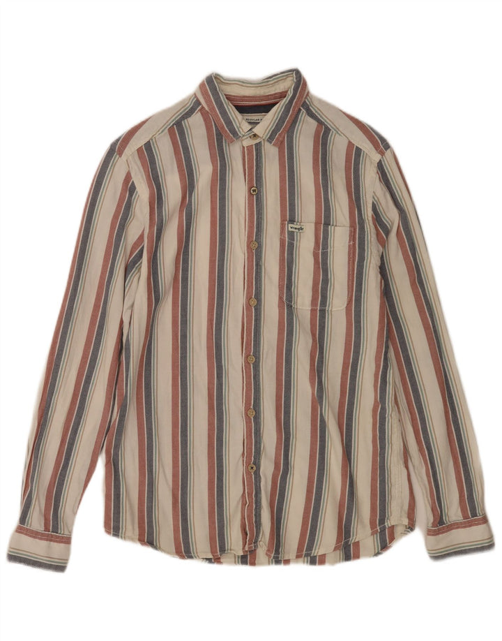 Wrangler Chemise Regular Fit Petit Coton Rayé Multicolore Homme