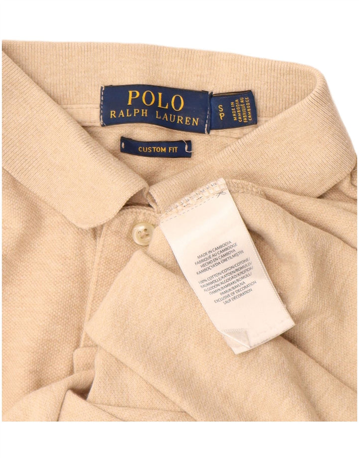 POLO RALPH LAUREN Polo sur mesure pour homme petit coton beige