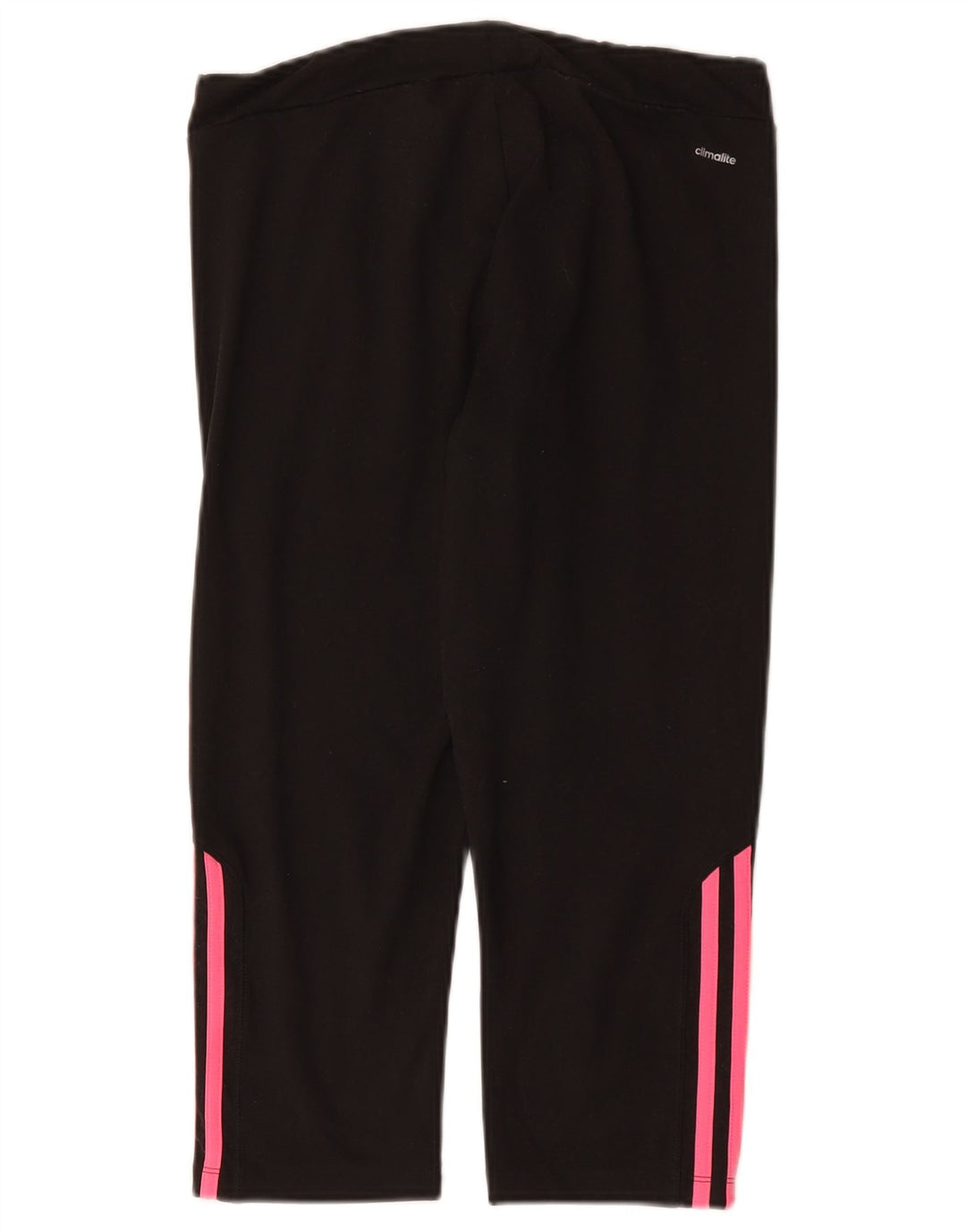 Adidas Femmes Climalite Capri Leggings UK 12/14 Moyen Noir Polyester
