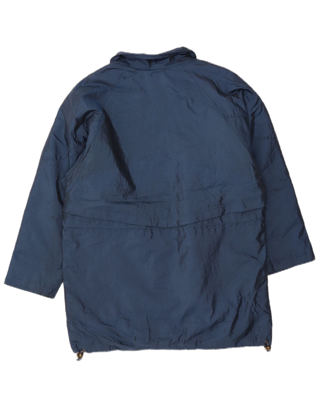 LONDON FOG Veste coupe-vent surdimensionnée pour femme UK 10 Small Bleu marine