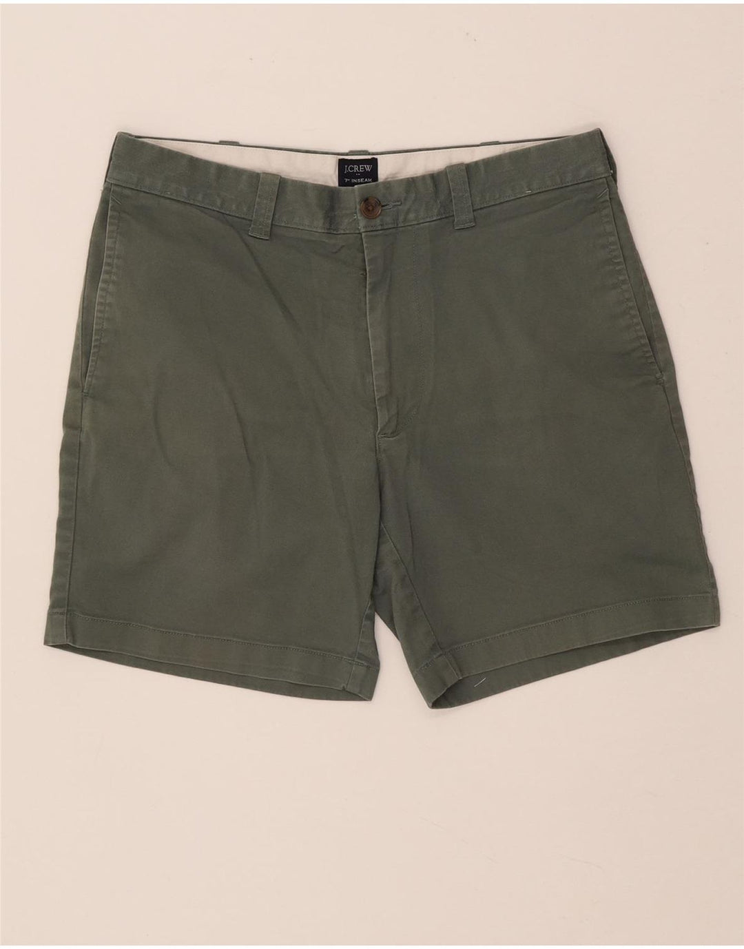 J. Crew Short Chino Homme W31 Coton Kaki Moyen