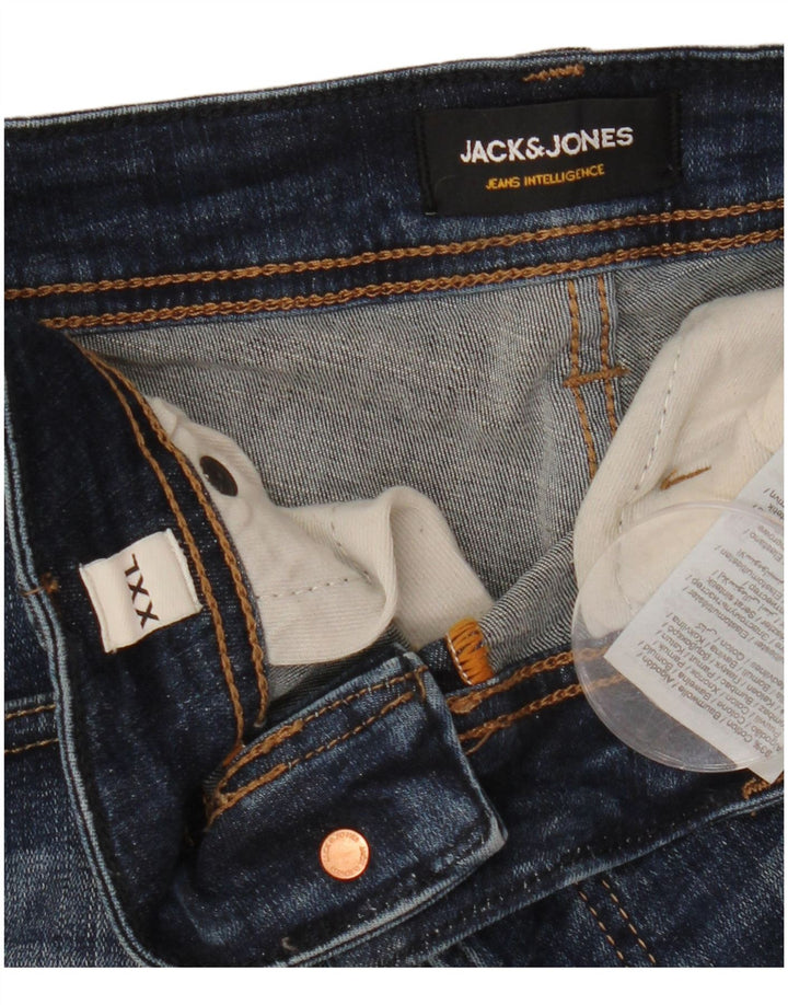 JACK & JONES Short en Jean Homme 2XL W42 Bleu Coton