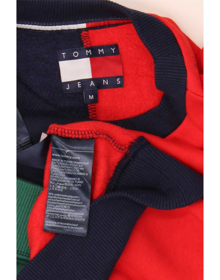 Tommy Hilfiger Sweatshirt Jumper Medium Multicolore Colourblock Homme