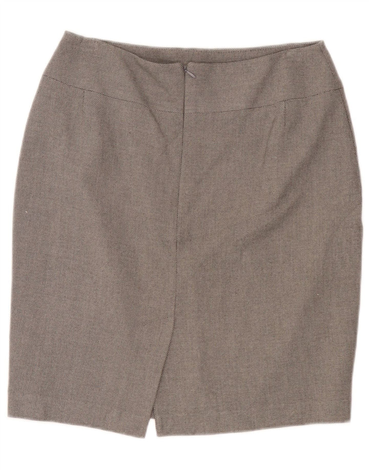 Marks & Spencer Jupe crayon femme UK 10 Small W30 Gris Polyester