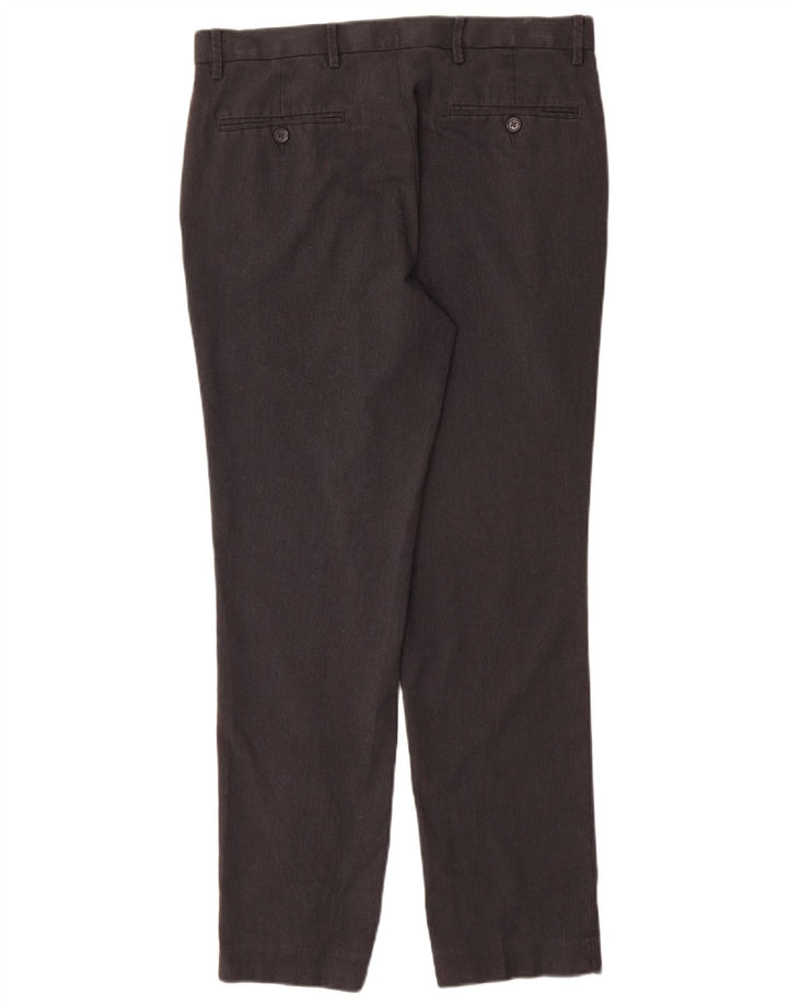 Marks & Spencer Pantalon de costume slim pour homme W32 L31 Gris Polyester