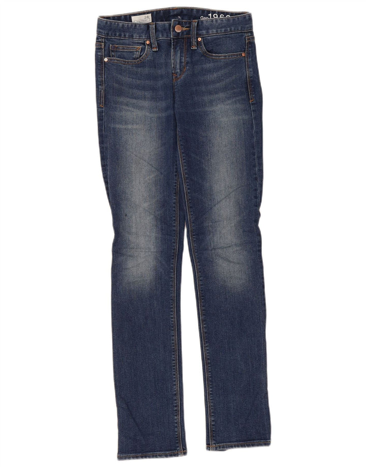 Gap Jean Droit Femme W24 L31 Bleu Coton
