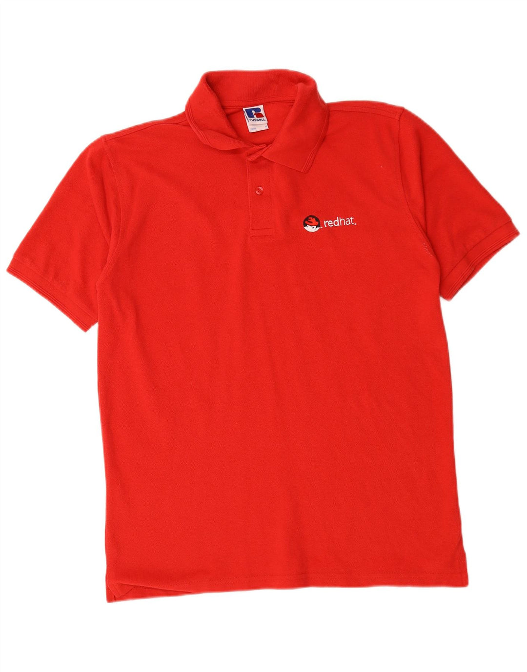 Russell Athletic Polo Graphique Homme Rouge Moyen Coton