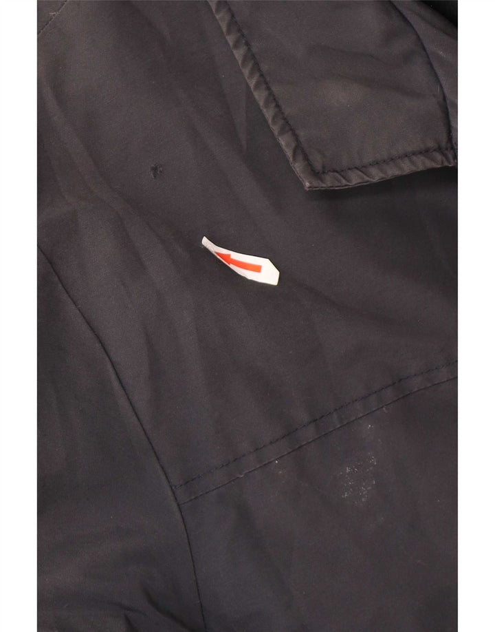 Refrigue Veste Bomber Homme UK 42 XL Bleu Marine Coton