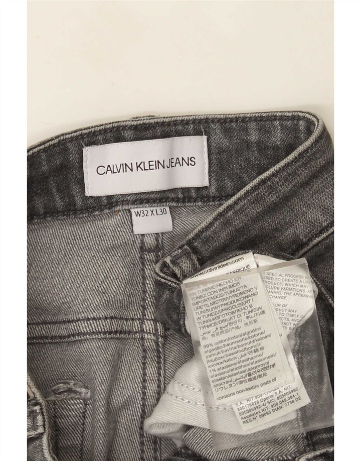 Calvin Klein Jean Larston Slim W32 L30 Homme Gris Coton