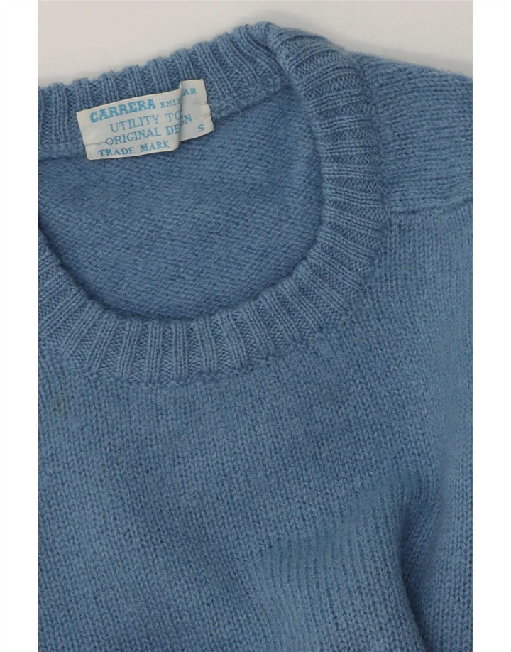 Carrera Pull ras du cou pour femme UK 10 Petit Bleu