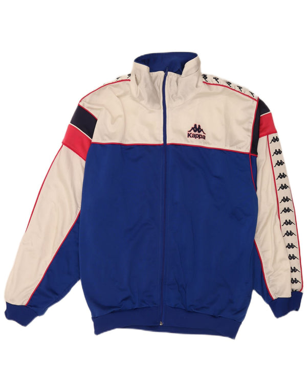 Kappa Veste de Survêtement Graphique pour Homme Grand Bleu Colorblock Sports