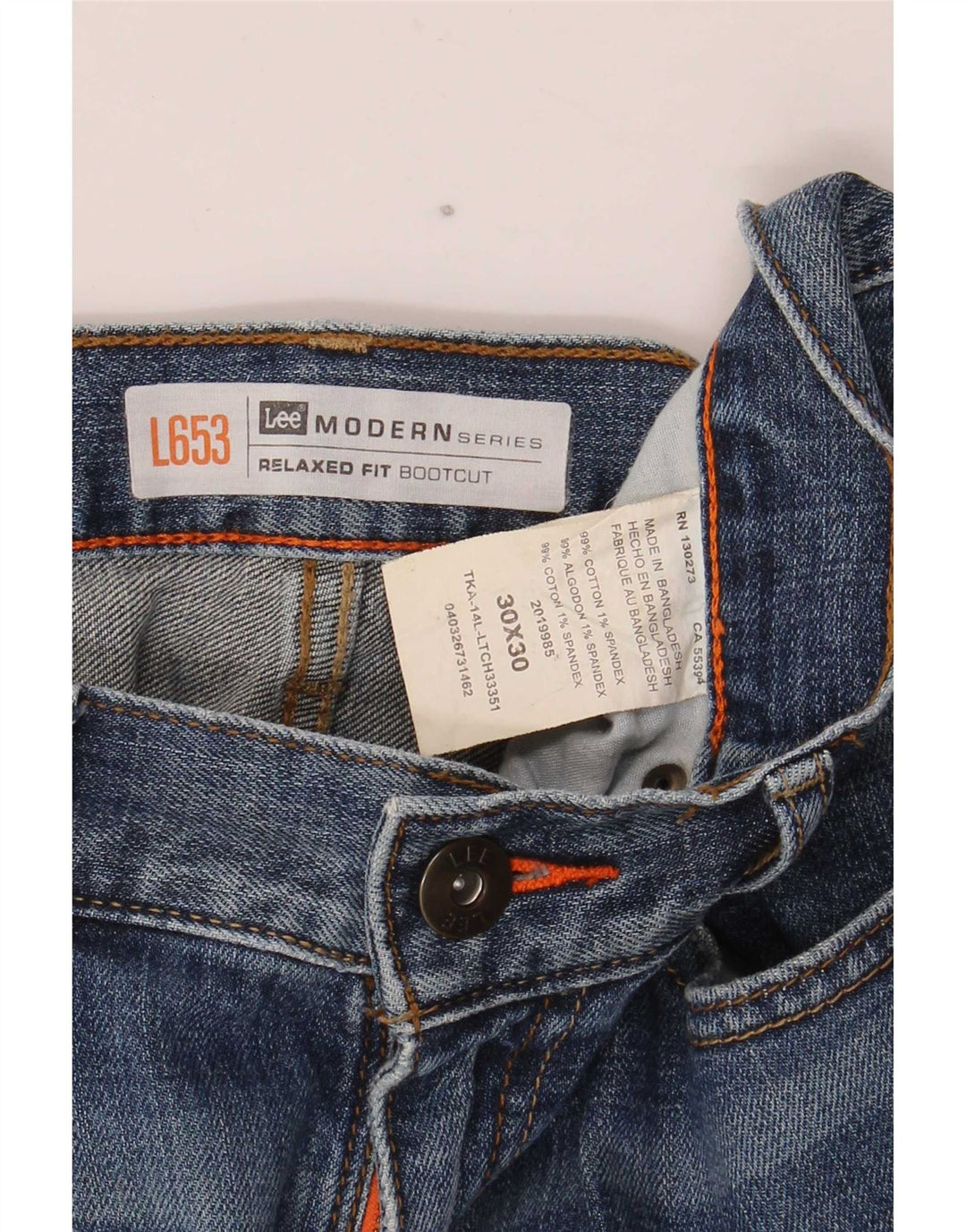 Lee Jean bootcut coupe décontractée pour homme série moderne W30 L30 bleu coton