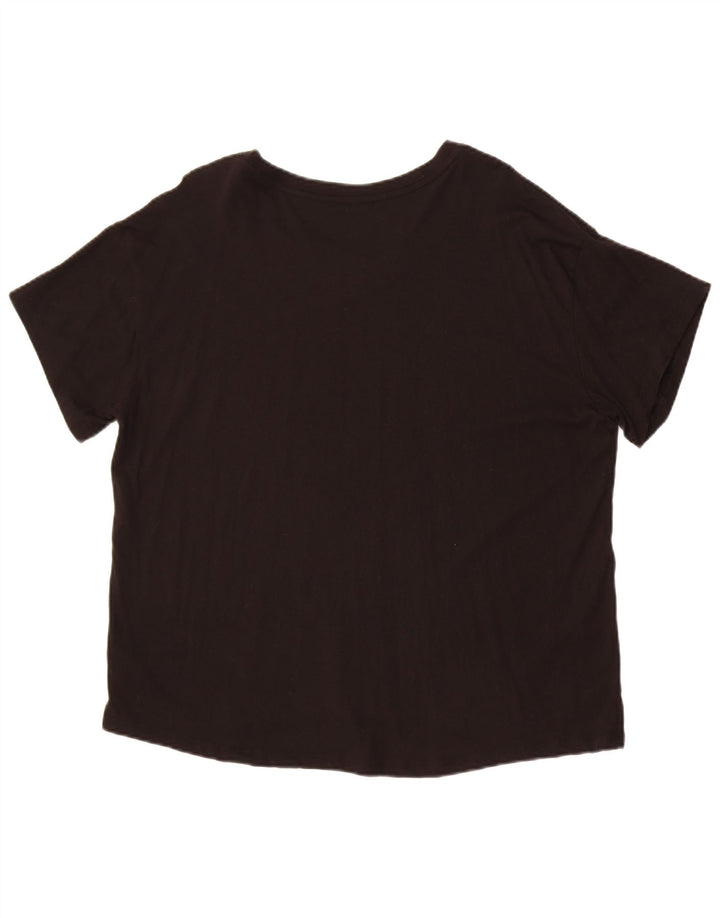 Reebok T-Shirt Graphique Homme Top 2XL Noir Coton