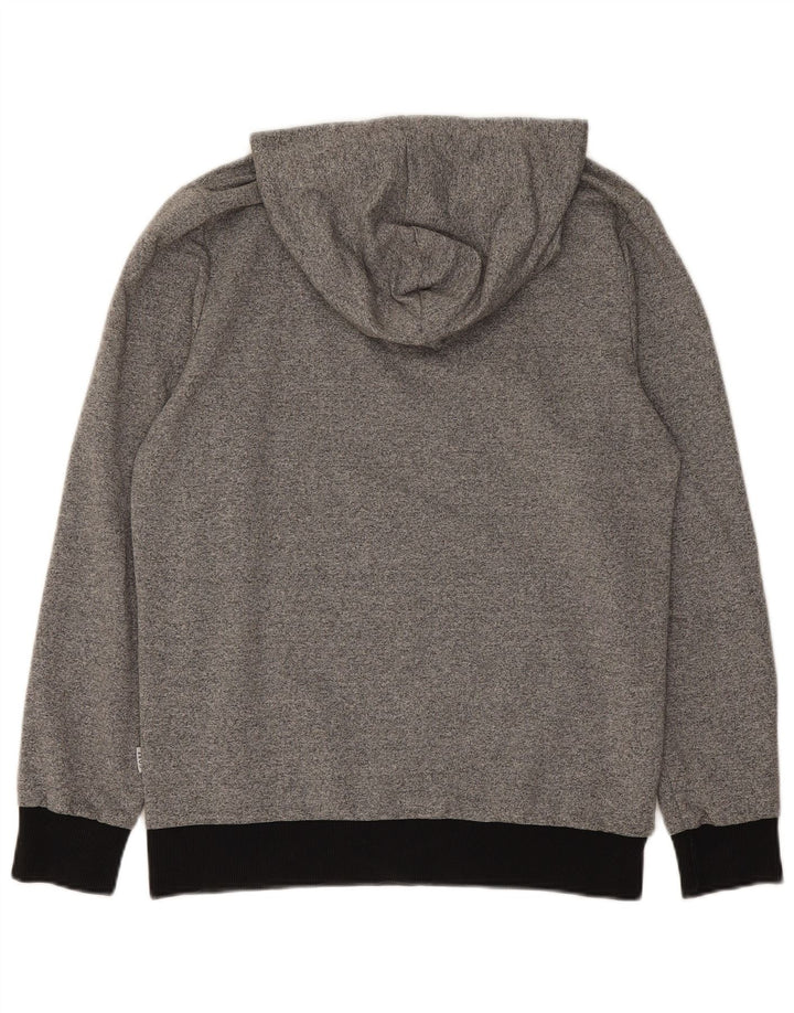 Jack & Jones Pull à capuche pour homme en polyester color block gris moyen