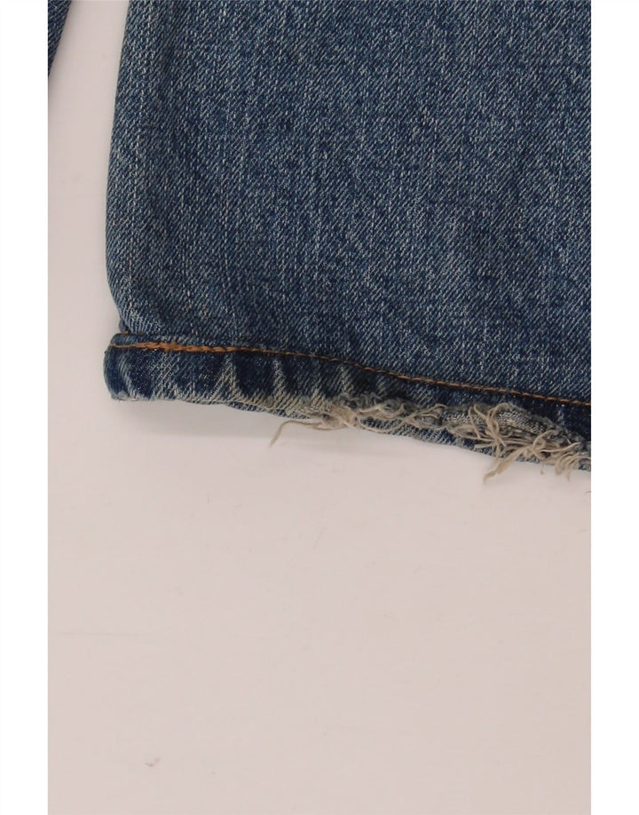 Armani Femme Jean Évasé W28 L32 Bleu Coton