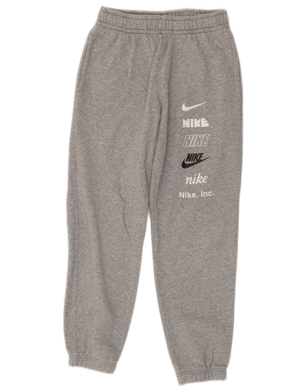 Nike Pantalon de survêtement graphique pour garçon 12-13 ans - Grand gris moucheté