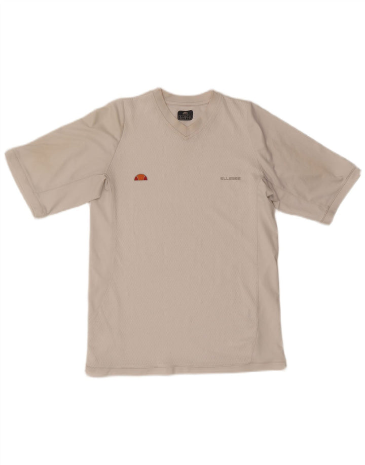Ellesse T-Shirt Homme Blanc Moyen Polyester