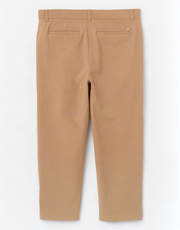Tommy Hilfiger Pantalon court droit pour femme US 6 Medium W30 L24 Beige