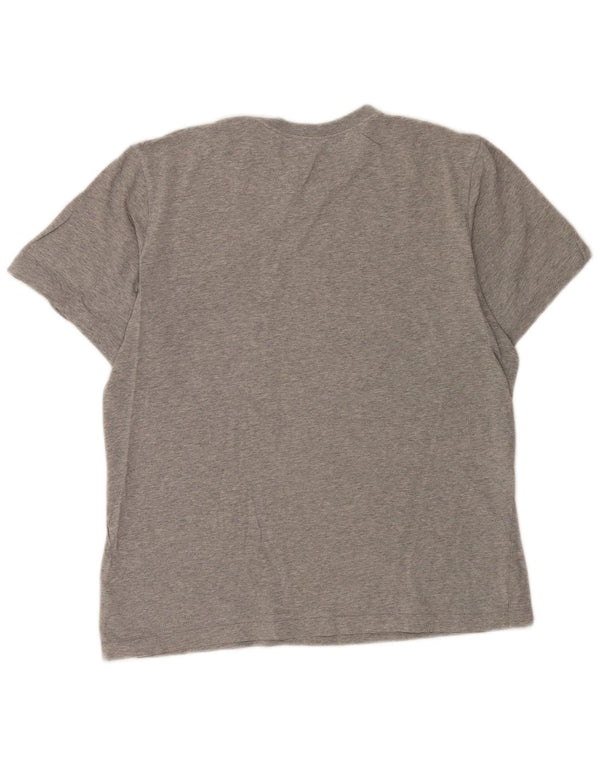 Nike T-Shirt Homme Gris Moyen Moucheté Coton