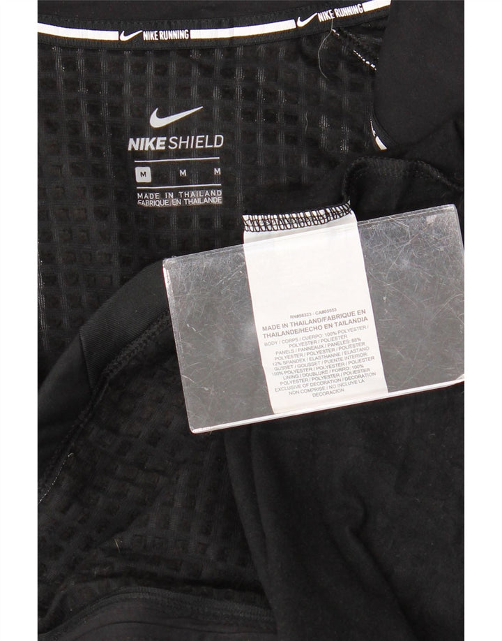 NIKE Veste de survêtement pour femme UK 14 Medium Noir Polyester