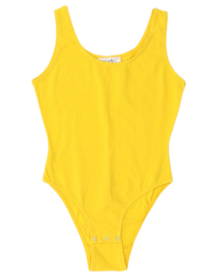 vintage Womens Body UK 6 XS Jaune