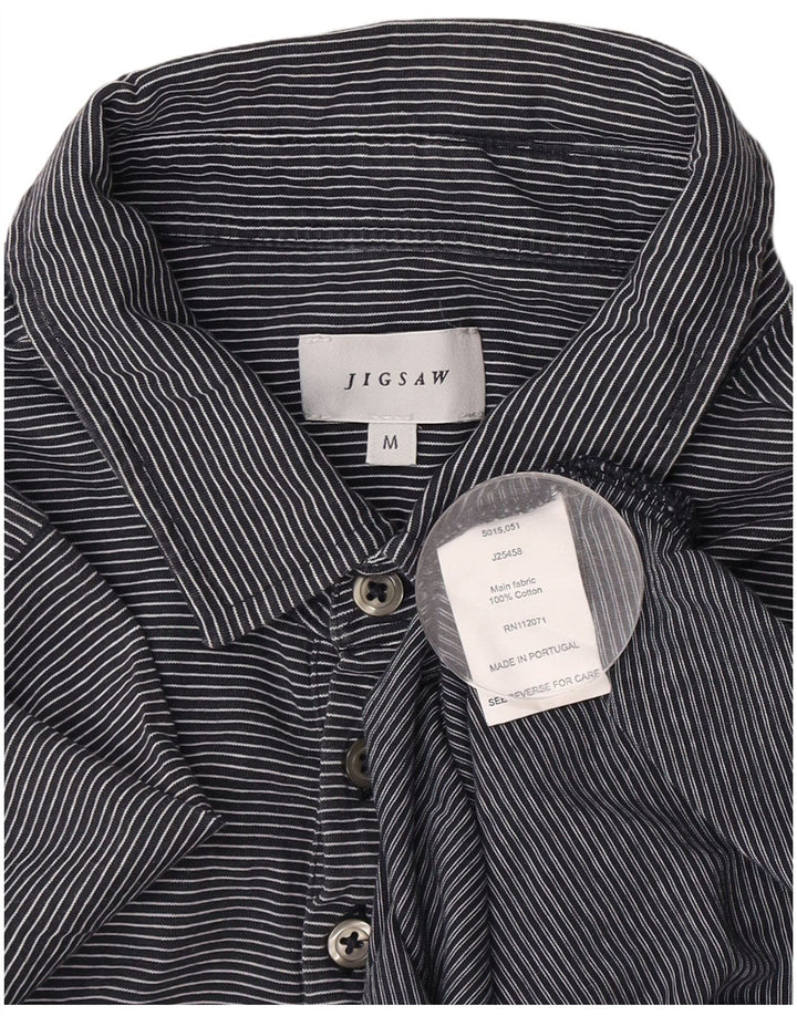Polo Homme Jigsaw Coton Rayé Bleu Marine Moyen