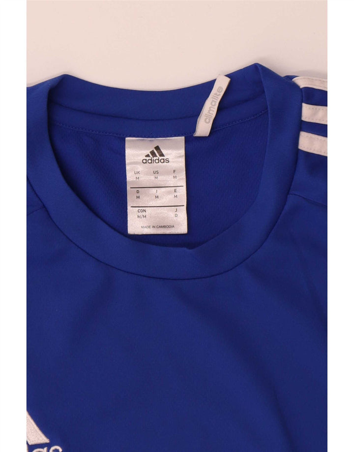 Adidas Homme Climalite T-Shirt Haut Bleu Moyen Polyester